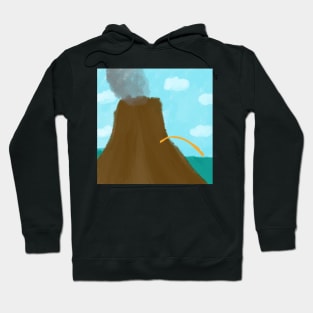 Peeing Volcano Hoodie